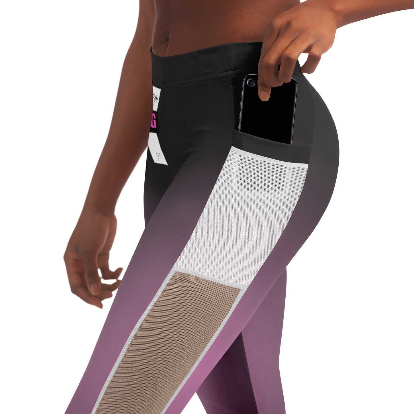 "Everything Will Be Ok" Mesh Pocket Legging