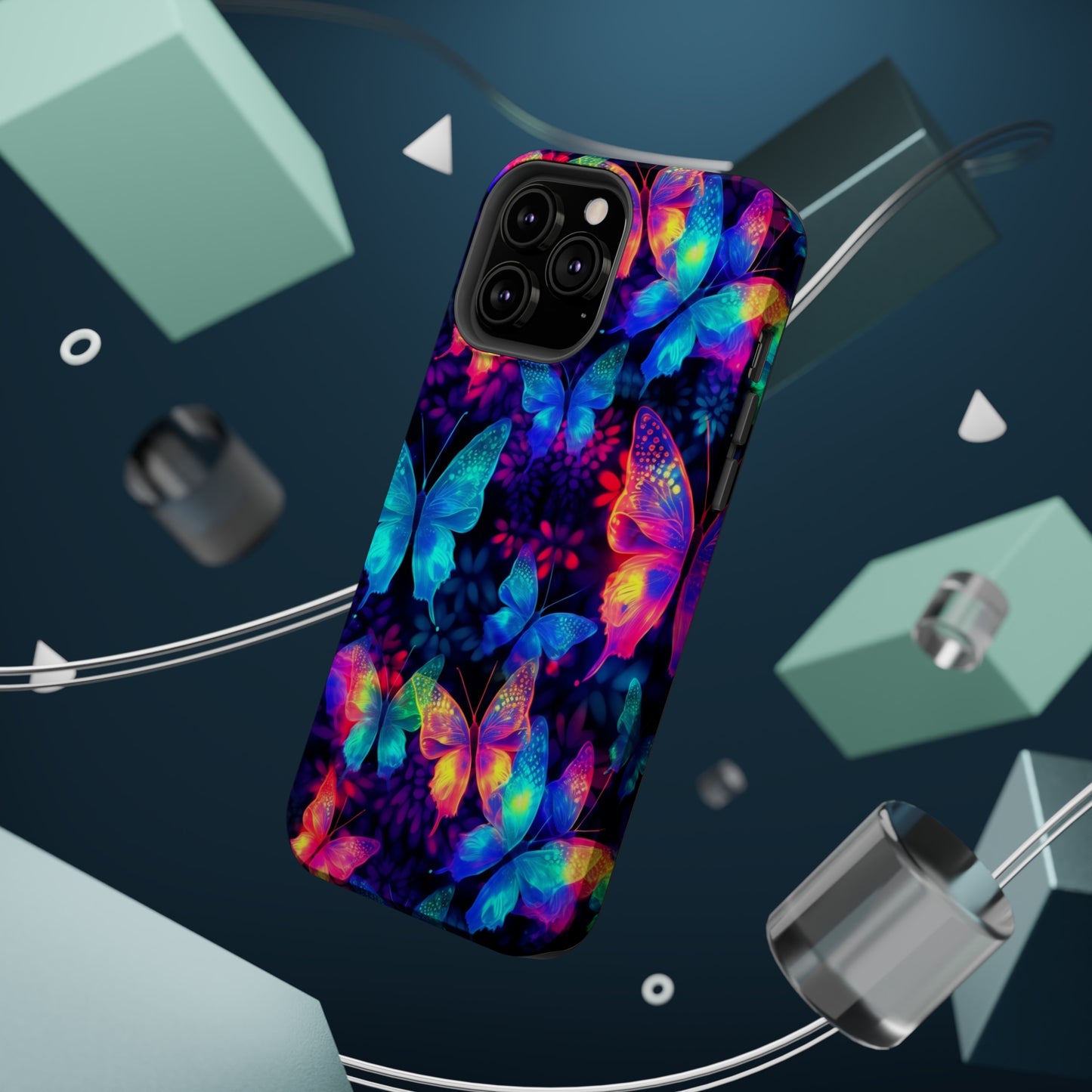 Neon Butterfly MagSafe Tough Cases