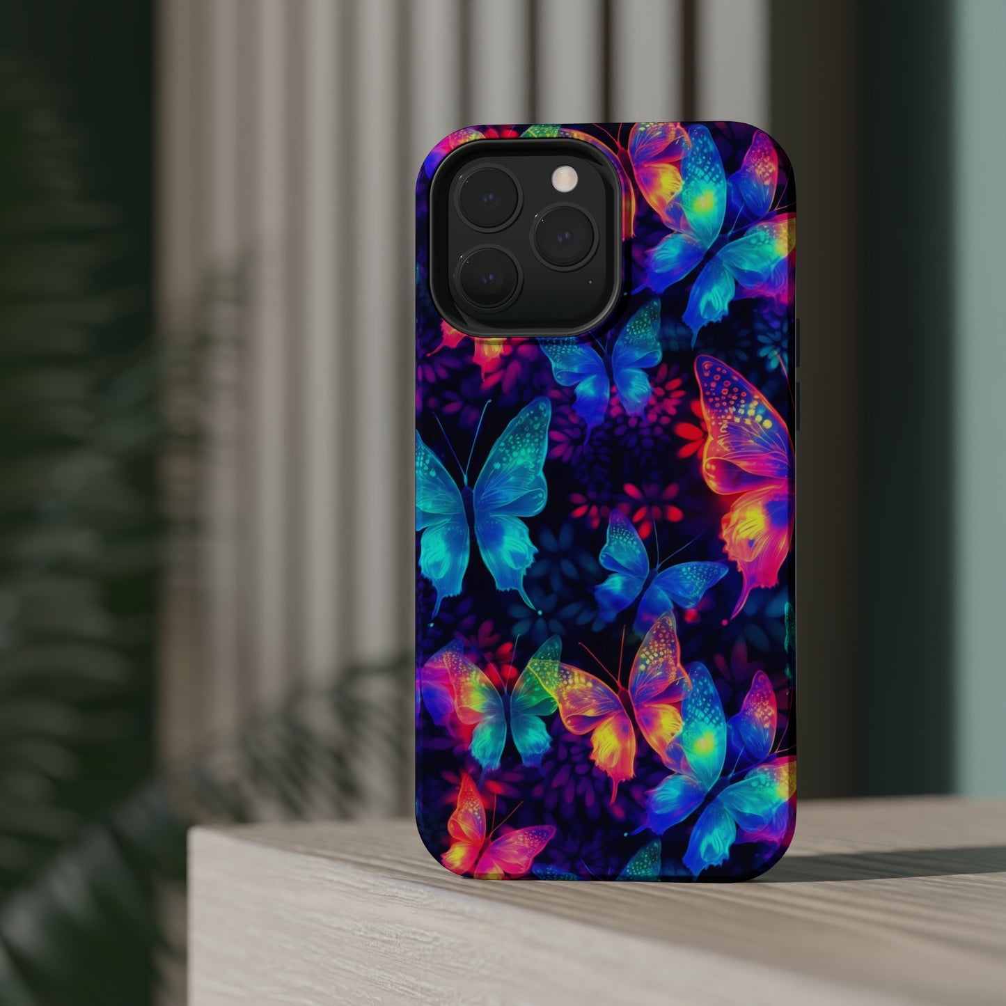 Neon Butterfly MagSafe Tough Cases