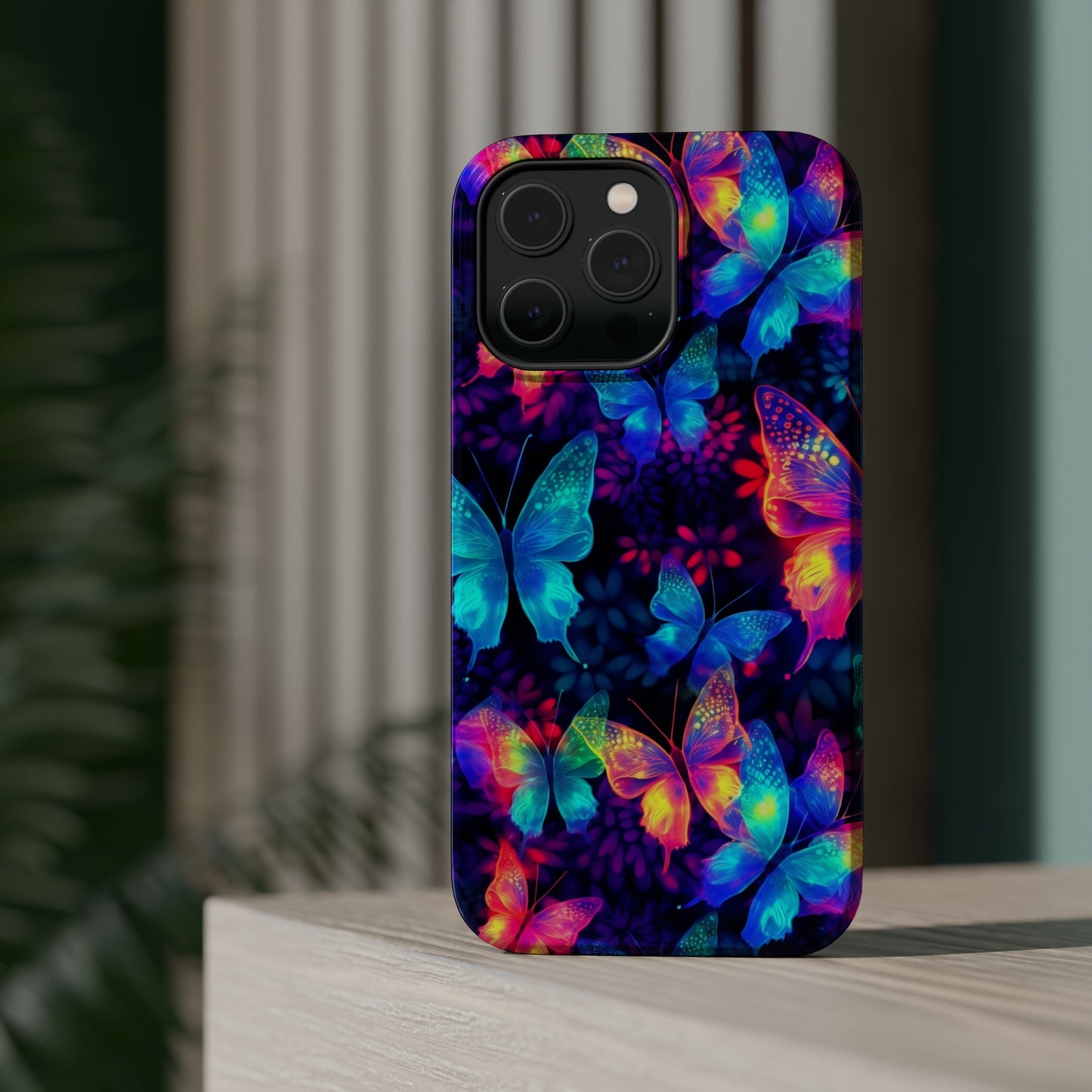 Neon Butterfly MagSafe Tough Cases