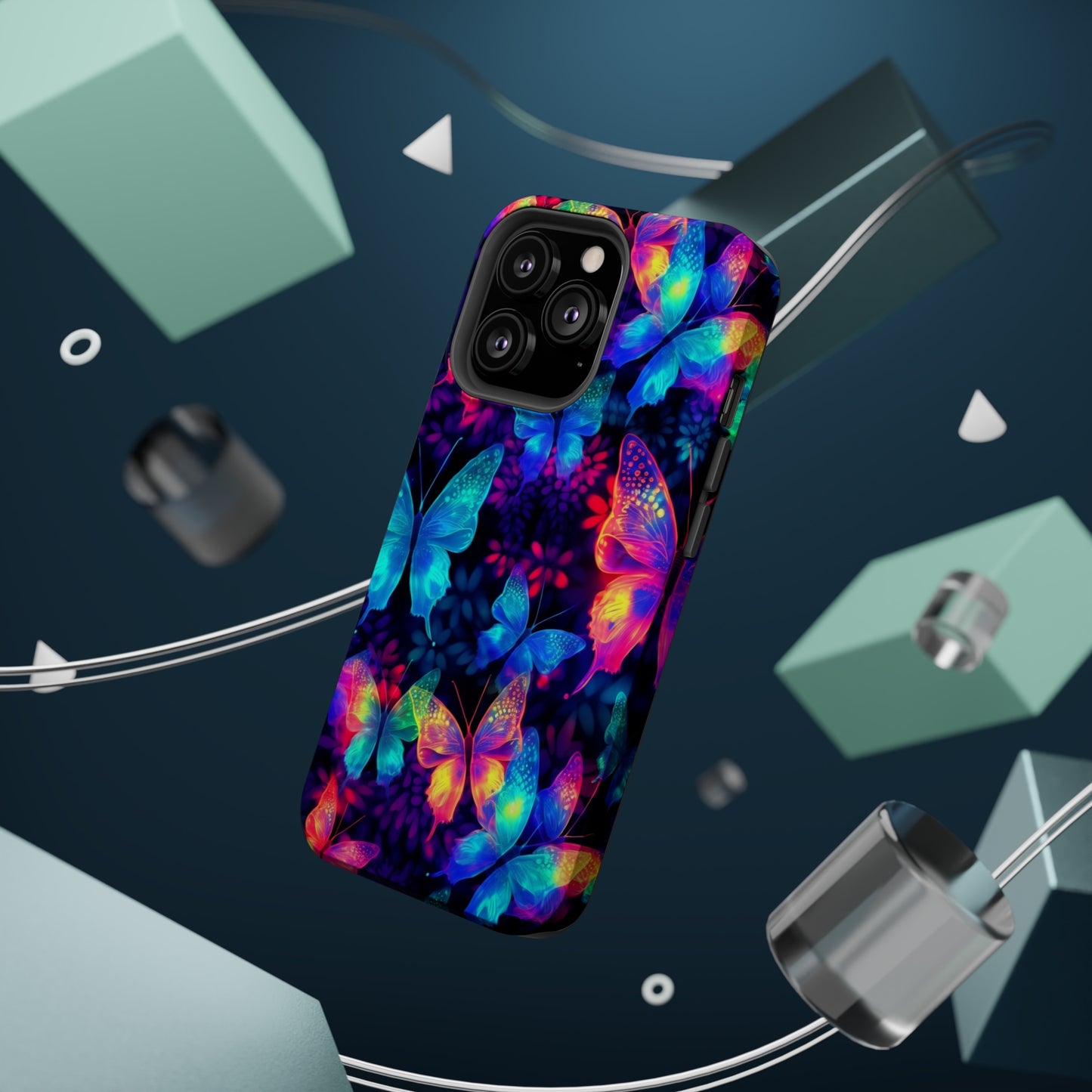 Neon Butterfly MagSafe Tough Cases