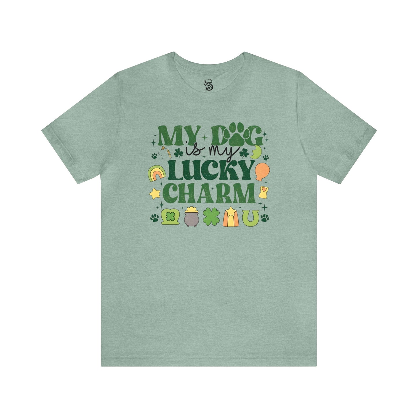 "Lucky Dog"  Unisex Jersey Short Sleeve Tee