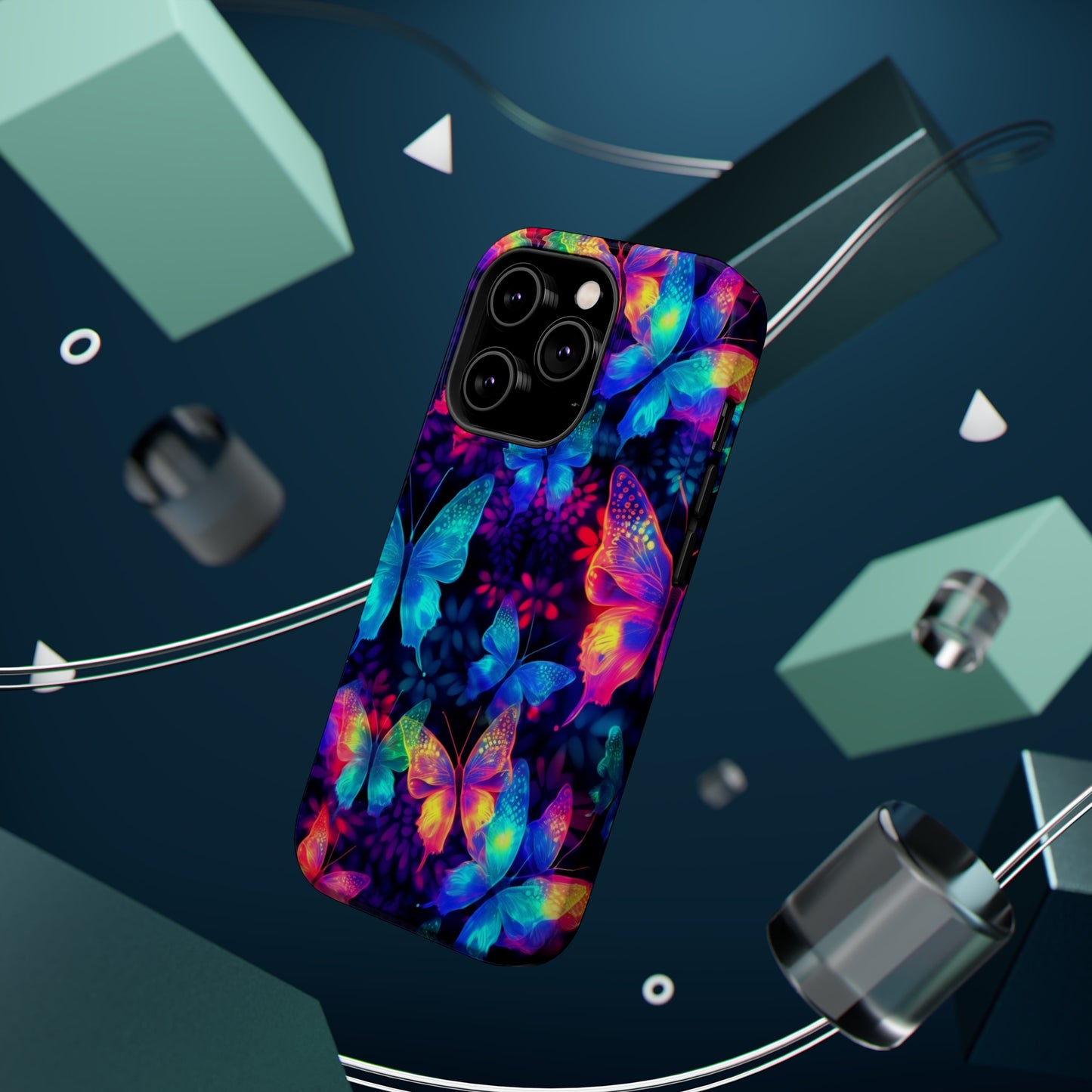 Neon Butterfly MagSafe Tough Cases
