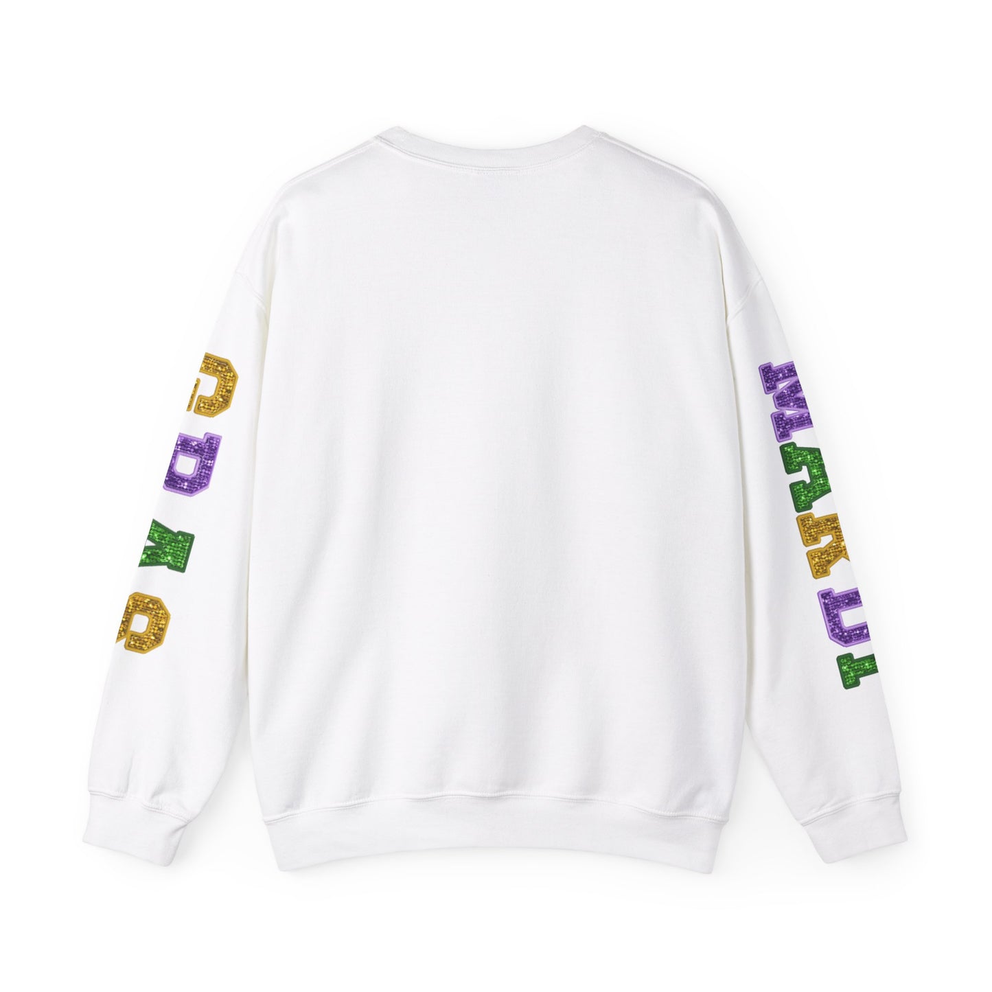 "Love Mardi Gras" Unisex Heavy Blend Crewneck Sweatshirt