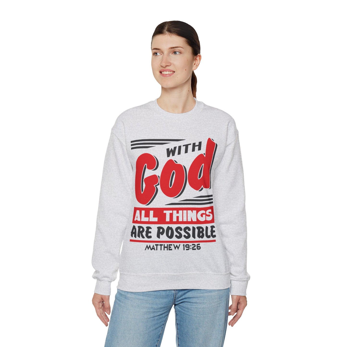 "Divine Possibilities" Heavy Blend Crewneck Sweatshirt