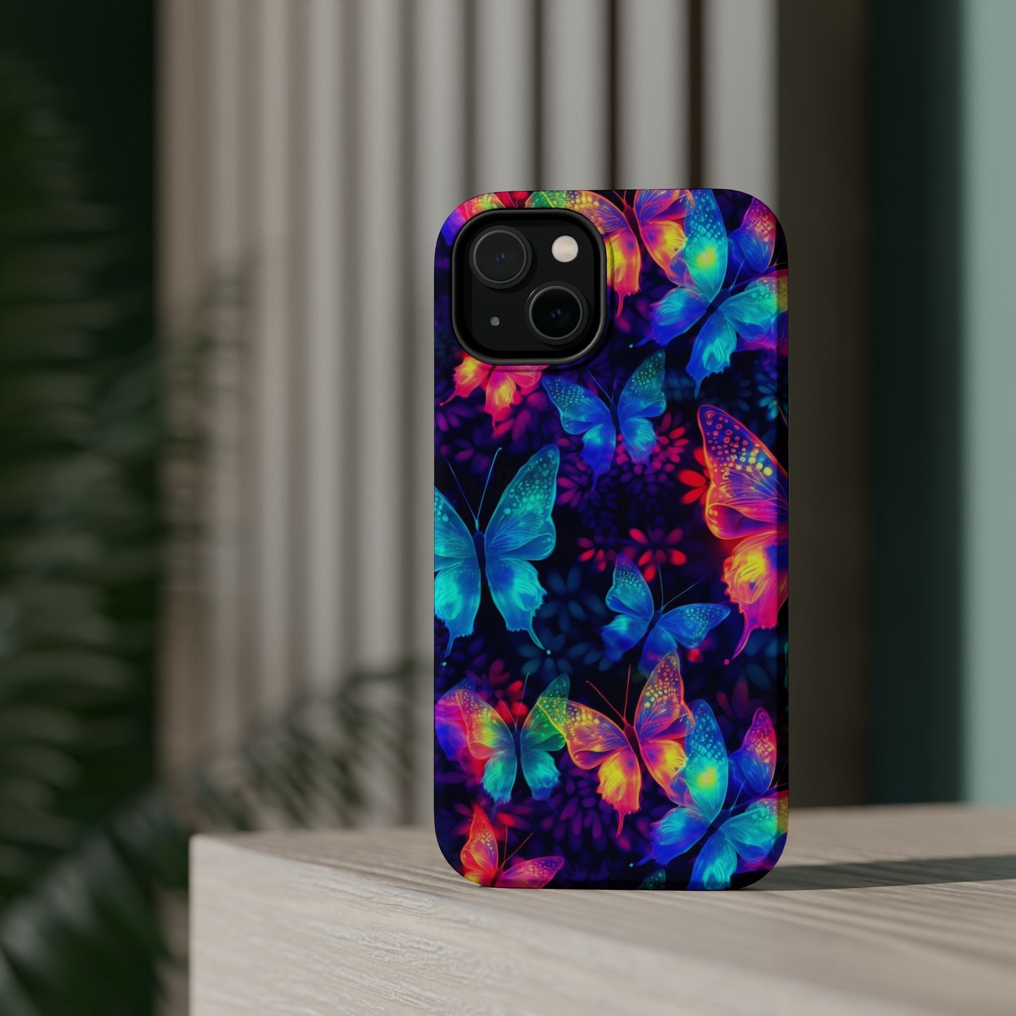 Neon Butterfly MagSafe Tough Cases