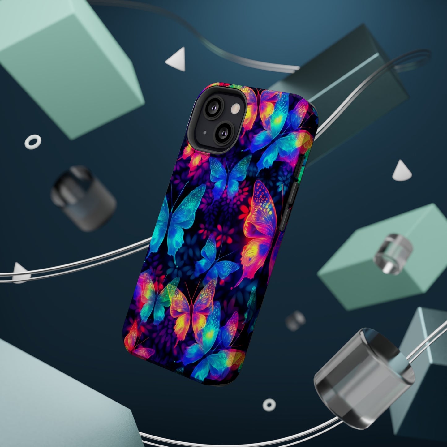 Neon Butterfly MagSafe Tough Cases
