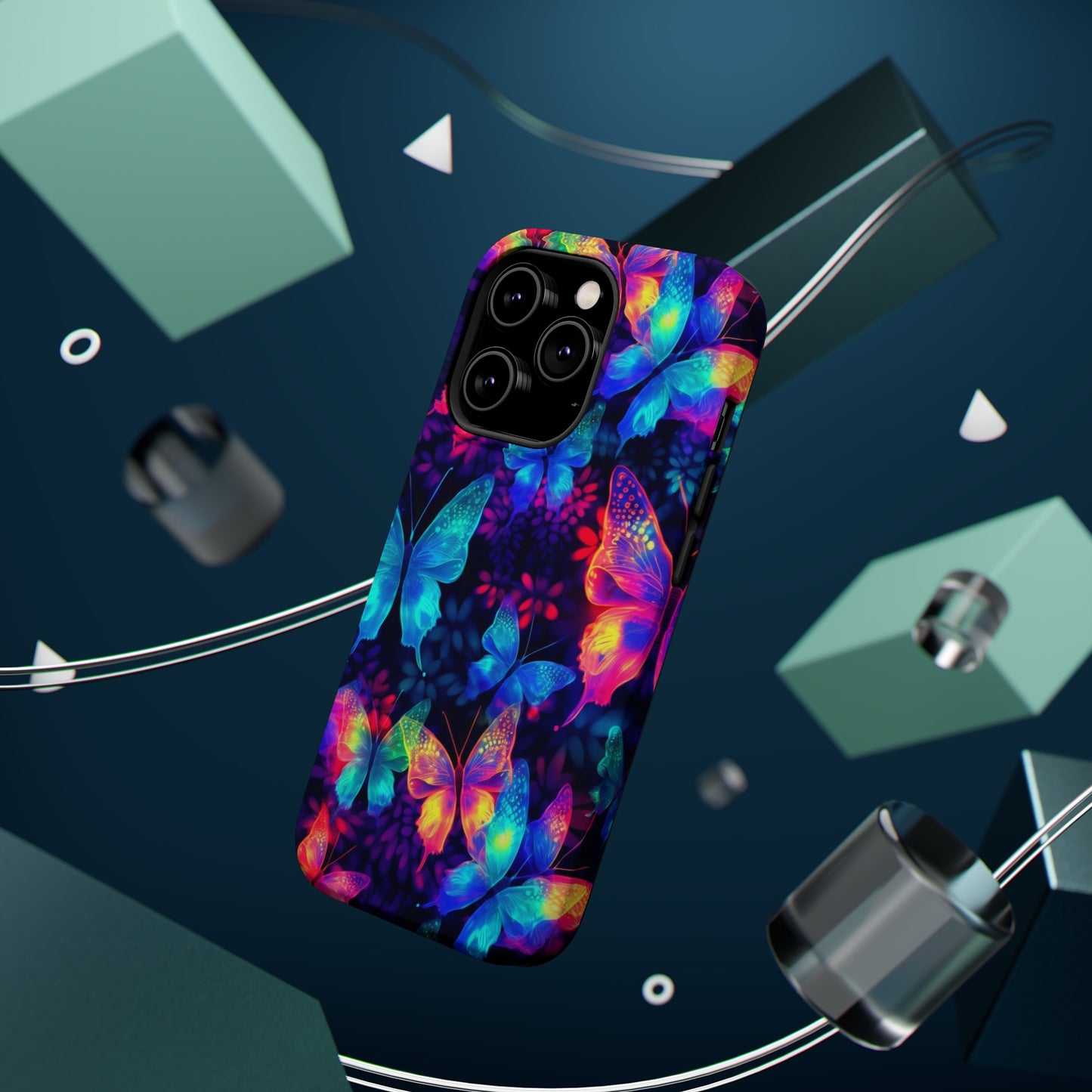 Neon Butterfly MagSafe Tough Cases