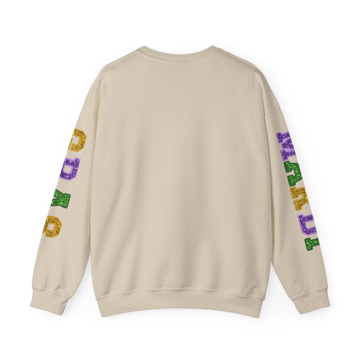 "Love Mardi Gras" Unisex Heavy Blend Crewneck Sweatshirt
