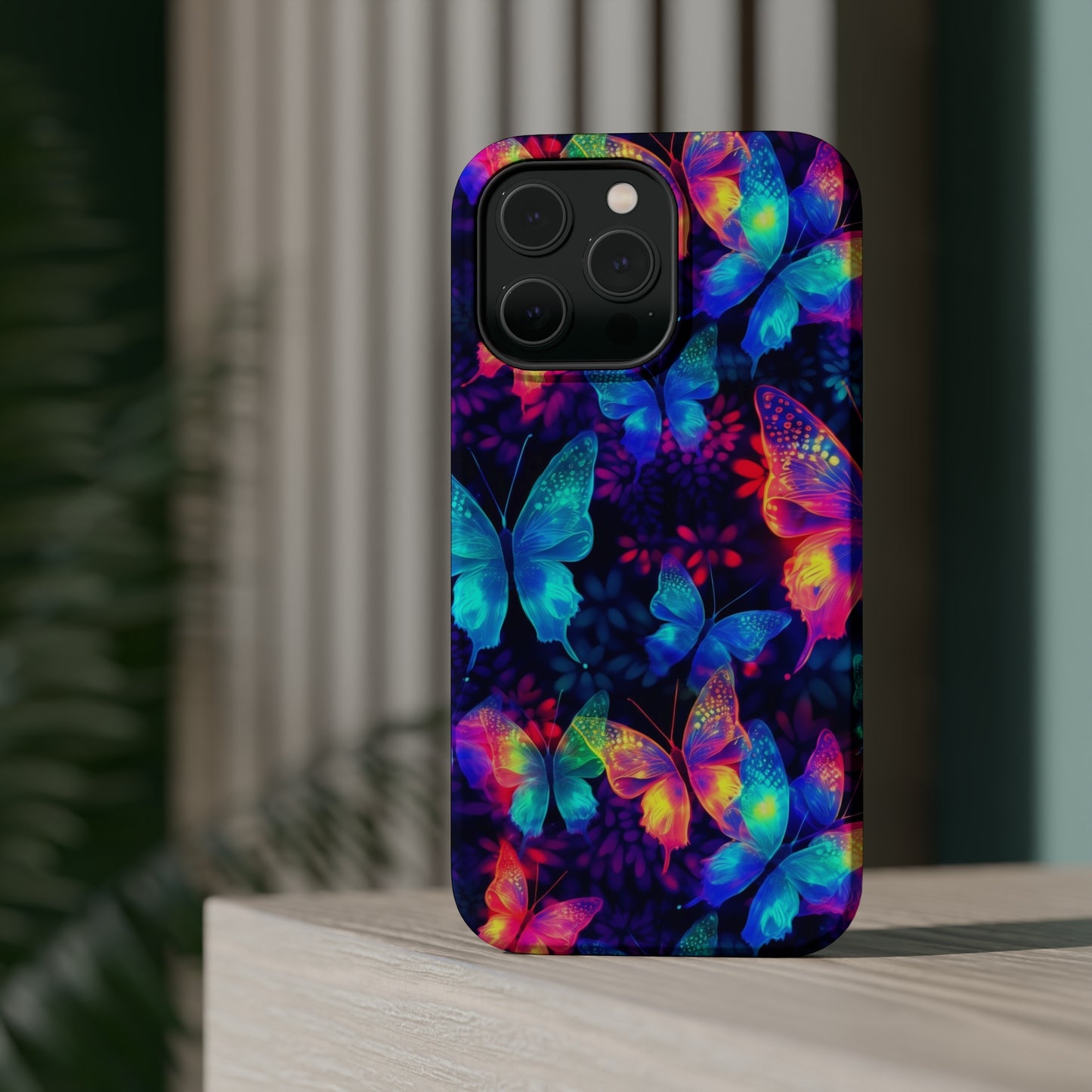 Neon Butterfly MagSafe Tough Cases
