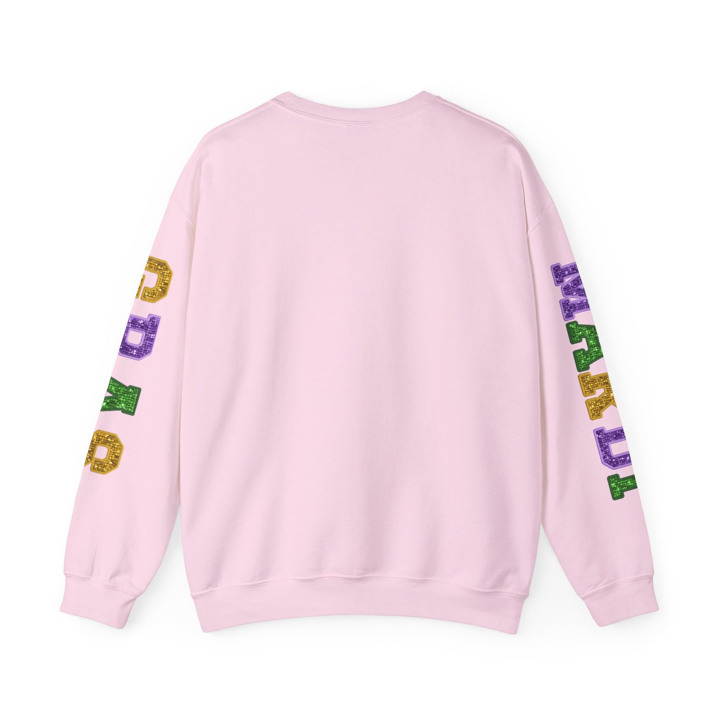 "Love Mardi Gras" Unisex Heavy Blend Crewneck Sweatshirt