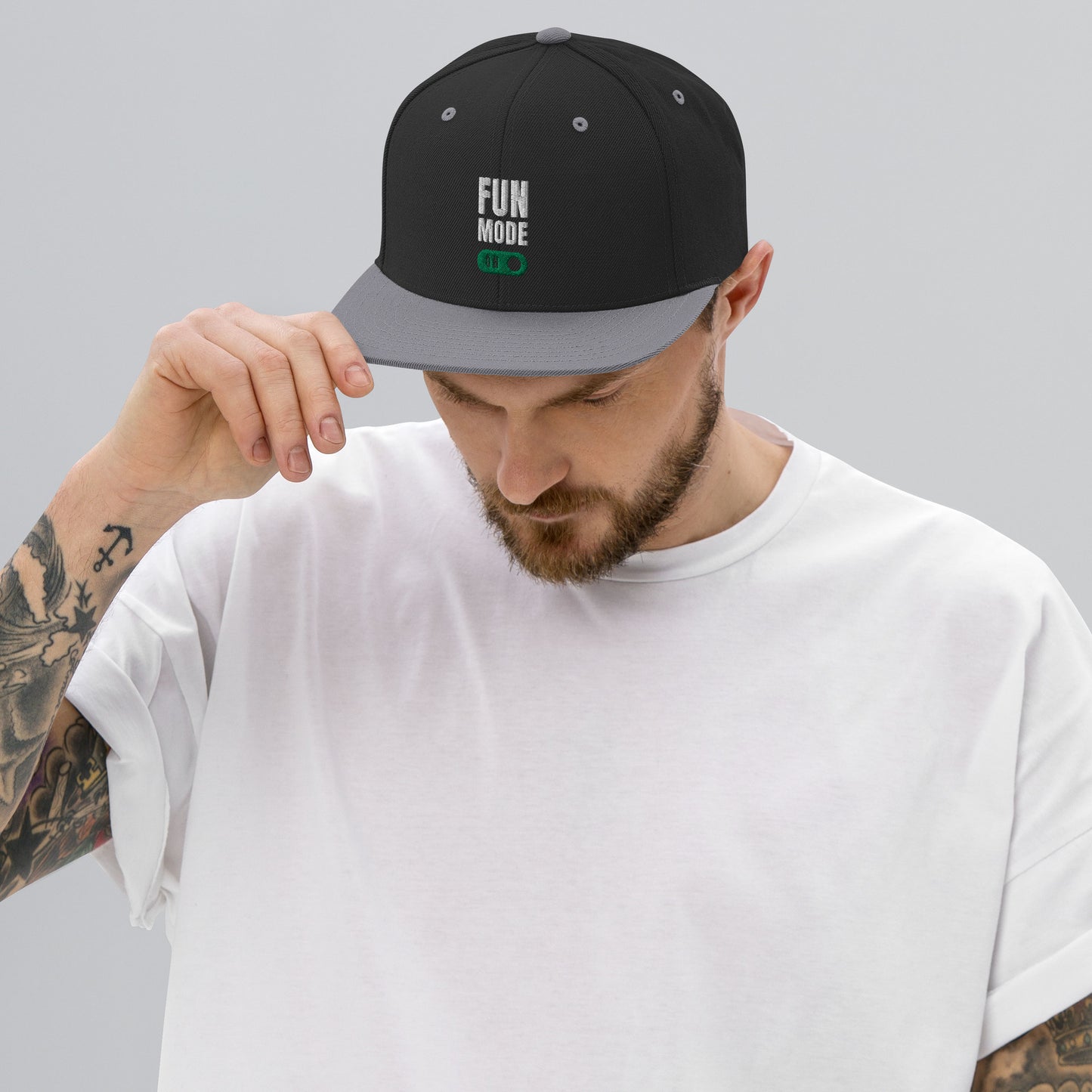 "Fun Mode" Classic Snapback Hat