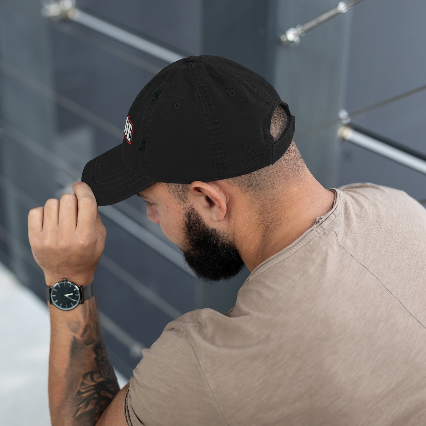 "God-Made" Distressed Dad Hat